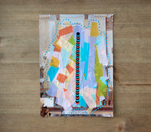 Load image into Gallery viewer, Colourful Abstract Art Collage On Vintage Photography - Naomi Vona Art