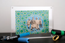 Load image into Gallery viewer, Vintage Group Of Smiling Kids Portrait Altered By Hand - Naomi Vona Art