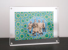 Load image into Gallery viewer, Vintage Group Of Smiling Kids Portrait Altered By Hand - Naomi Vona Art