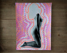 画像をギャラリービューアに読み込む, Contemporary Original Retro Nude Woman Portrait - Naomi Vona Art