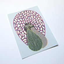 Load image into Gallery viewer, Neon Colours And Grey Postcard