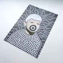 将图片加载到图库查看器,Vintage Spooky Boy Poster Portrait Art