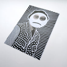 Cargar imagen en el visor de la galería, Spooky Smiley Vintage Poster Art