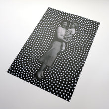 Load image into Gallery viewer, Black And White Mother With Son Poster Print