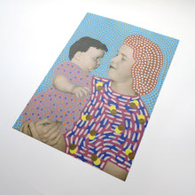 Load image into Gallery viewer, Vintage Mother And Son Poster Art