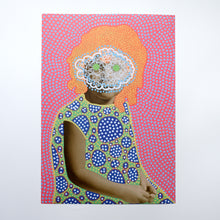 Load image into Gallery viewer, Vintage Girl Portrait Poster Art