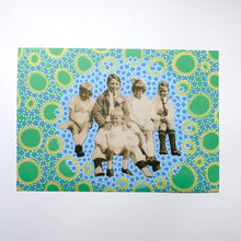 Load image into Gallery viewer, Vintage Group Of Kids Altered Poster Art