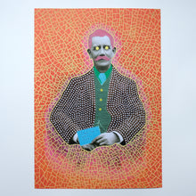 画像をギャラリービューアに読み込む, Retro Style Gentlemen Poster Portrait
