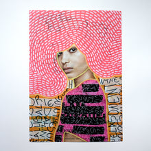 画像をギャラリービューアに読み込む, Neon Red Pop Art Poster Print