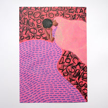 Load image into Gallery viewer, Red, Black And Pink Poster Print