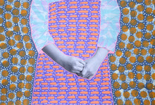 Charger l'image dans la galerie, Vintage Girl Studio Photography Altered With Pens And Tape - Naomi Vona Art