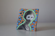 Load image into Gallery viewer, Masked Vintage Woman Portrait Altered By Hand - Naomi Vona Art