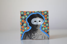 将图片加载到图库查看器,Orange And Green Dotted Vintage Art On Canvas - Naomi Vona Art