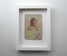 Load image into Gallery viewer, Vintage Young Smiling Girl Collage Art Framed - Naomi Vona Art