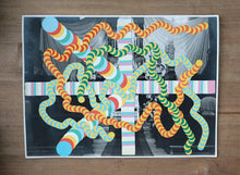 Load image into Gallery viewer, Abstract Collage Art Composition On Vintage Wedding Photo - Naomi Vona Art