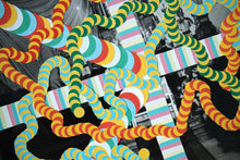 Load image into Gallery viewer, Abstract Collage Art Composition On Vintage Wedding Photo - Naomi Vona Art