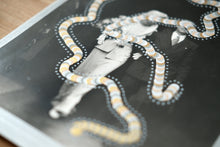 Carica l'immagine nel visualizzatore di Gallery, Silver Black Collage On Vintage Black And White Wedding Couple Photo - Naomi Vona Art