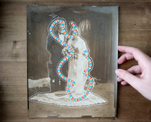 Charger l'image dans la galerie, Altered Vintage Wedding Couple Portrait Photography - Naomi Vona Art