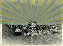 将图片加载到图库查看器,Washi Tape Art Collage On Vintage Group Portrait - Naomi Vona Art