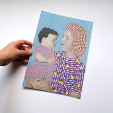 Load image into Gallery viewer, Vintage Mother And Son Poster Art