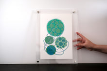 画像をギャラリービューアに読み込む, Green Organic Abstract Collage Art - Naomi Vona Art