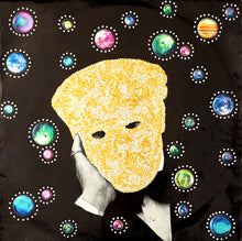 Load image into Gallery viewer, Black, Gold And Silver LP Cover Artwork - Naomi Vona Art