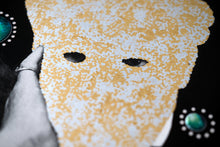 Load image into Gallery viewer, Black, Gold And Silver LP Cover Artwork - Naomi Vona Art