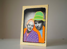 Cargar imagen en el visor de la galería, Vintage Couple Painting - Naomi Vona Art