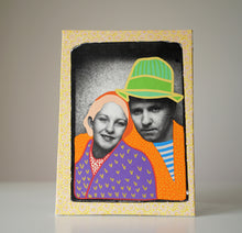 Cargar imagen en el visor de la galería, Vintage Couple Painting - Naomi Vona Art