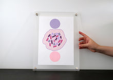 Charger l'image dans la galerie, Lilac And Pink Abstract Art Composition - Naomi Vona Art