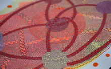 画像をギャラリービューアに読み込む, Red Orange Yellow Abstract Collage Composition - Naomi Vona Art