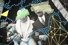 Load image into Gallery viewer, Abstract Collage On Vintage Wedding Couple Photo - Naomi Vona Art