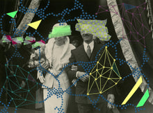 Load image into Gallery viewer, Abstract Collage On Vintage Wedding Couple Photo - Naomi Vona Art