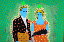 Load image into Gallery viewer, Retro Couple Portrait Art Collage - Naomi Vona Art