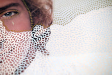 将图片加载到图库查看器,White Beige LP Cover Artwork - Naomi Vona Art