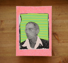 Cargar imagen en el visor de la galería, Retro Man With Glasses Portrait Photo Transfer - Naomi Vona Art
