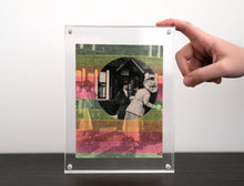Carica l'immagine nel visualizzatore di Gallery, Neon Washi Tape Art Collage On Vintage Photography - Naomi Vona Art