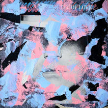 将图片加载到图库查看器,Salmon Pink And Light Blue LP Cover Art Collage - Naomi Vona Art