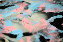 将图片加载到图库查看器,Salmon Pink And Light Blue LP Cover Art Collage - Naomi Vona Art