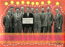 将图片加载到图库查看器,Vintage Group Of Smiling Men Portrait Art Collage - Naomi Vona Art