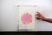 Cargar imagen en el visor de la galería, Neon Purple Abstract Art Collage - Naomi Vona Art