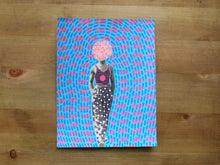 画像をギャラリービューアに読み込む, Vintage Man Walking Portrait Photo Altered By Hand With Pens And Washi Tape - Naomi Vona Art