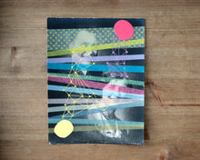 Load image into Gallery viewer, Vintage Studio Couple Portrait Altered With Neon Colours - Naomi Vona Art