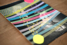 Load image into Gallery viewer, Vintage Studio Couple Portrait Altered With Neon Colours - Naomi Vona Art