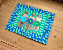 将图片加载到图库查看器,Vintage Bridesmaids Photo Altered With Handmade Techniques - Naomi Vona Art