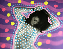 Load image into Gallery viewer, Original Vintage Nude Woman Portrait Altered With Pens - Naomi Vona Art