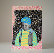Carica l'immagine nel visualizzatore di Gallery, Vintage Baby Boy Art On Canvas - Naomi Vona Art