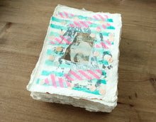 Charger l'image dans la galerie, Beige, Neon Pink And Mint Green Aceo Collage - Naomi Vona Art