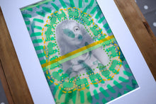 Load image into Gallery viewer, Funny Vintage Retro Pop Altered Portrait Of Smiling Baby Girl - Naomi Vona Art