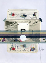 Load image into Gallery viewer, Vintage Mixed Media Landscape Collage - Naomi Vona Art